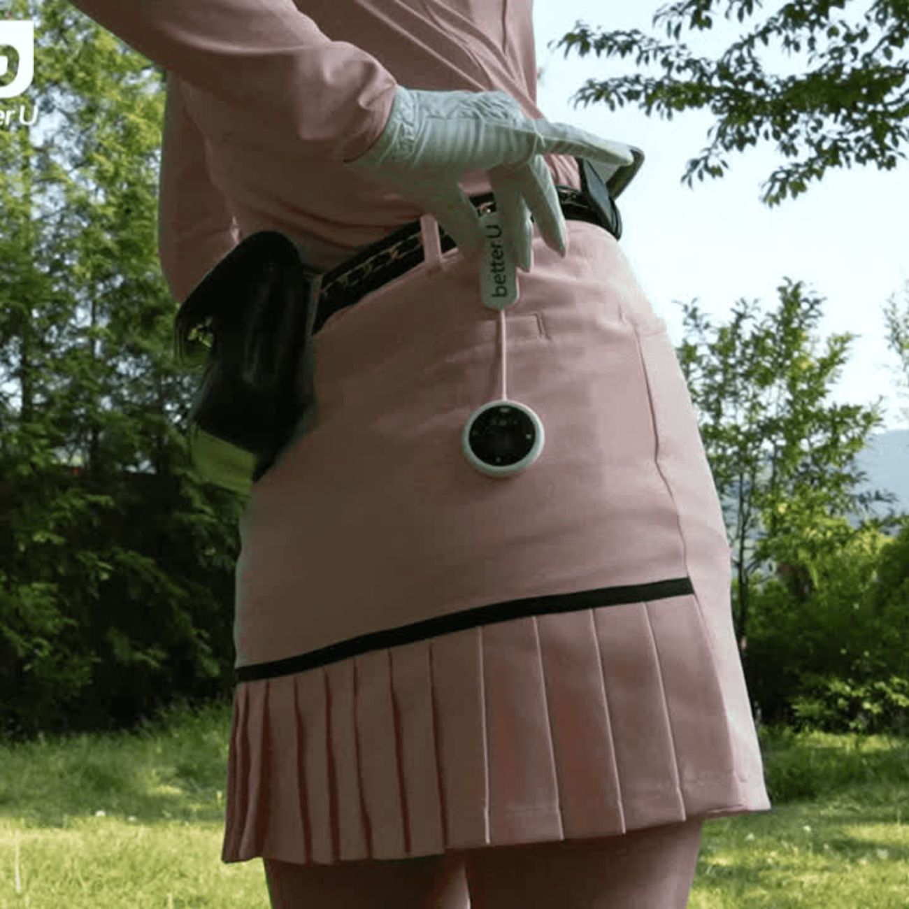 여성 골퍼용 핑크 골프타수계산기